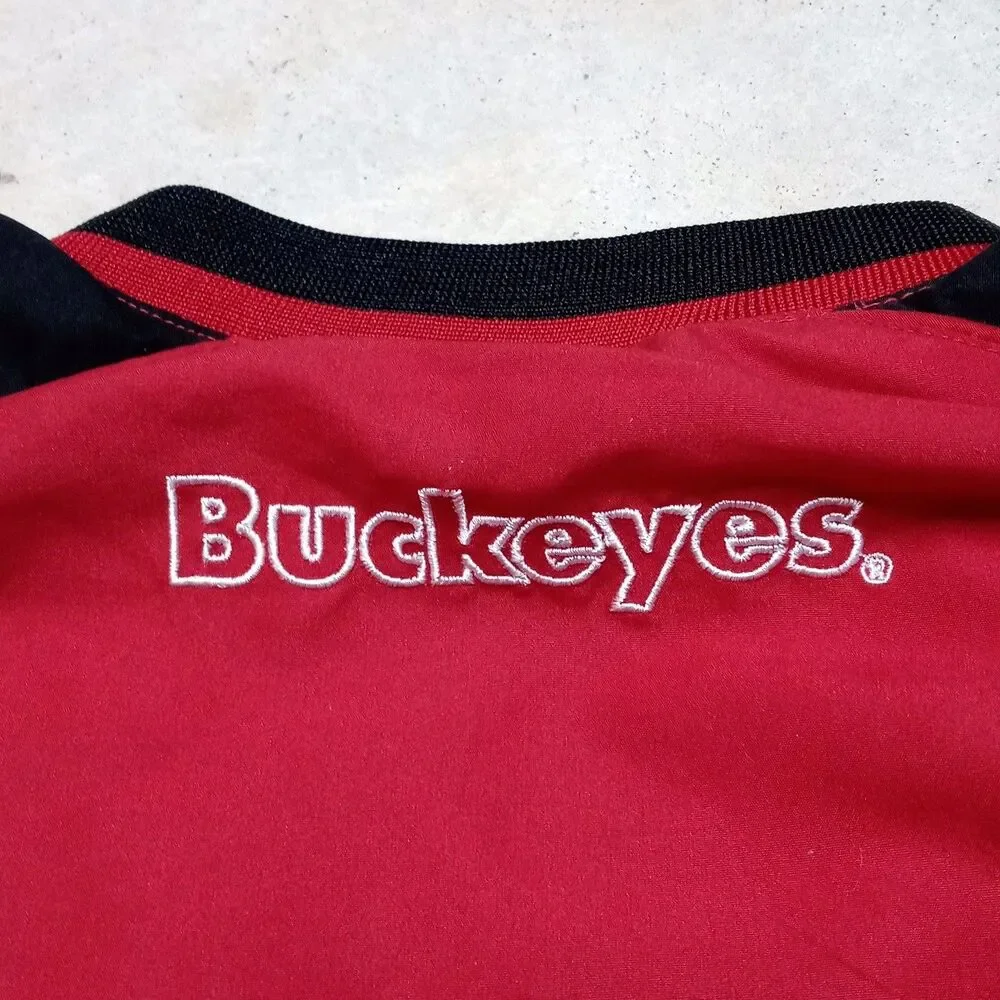 Ohio State Buckeyes Men’s XL Embroidered Side Zipper Pocket Pullover Windbreaker